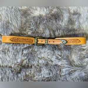 Vintage Western Leather Belt
